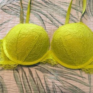 Victoria's Secret Neon Lace Bra